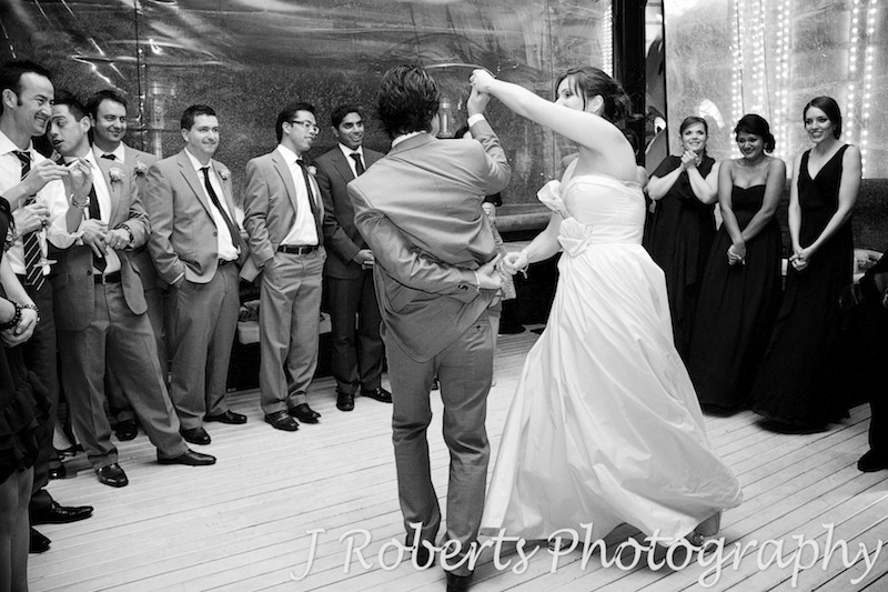 Bridal waltz b&W - wedding photography sydney